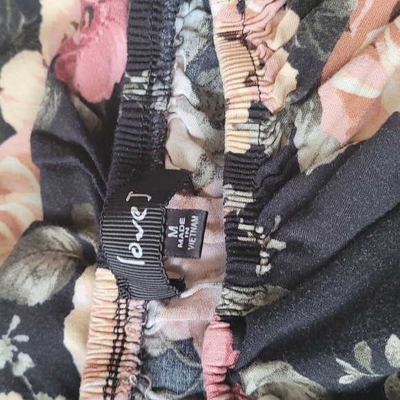 Love J Maxi Dress Floral Off Shoulder Bohemian Size Medium - Picture 7 of 9